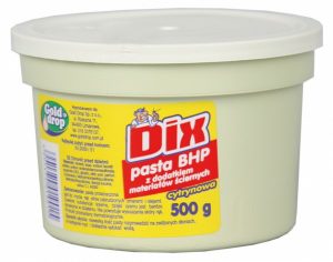 DIX <br />
Pasta BHP z dodatkiem materiałów ściernych