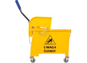 Wózek jedno wiaderkowy z prasą