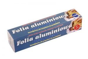 Folia aluminiowa w kartoniku