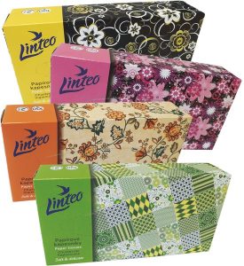 Chusteczki higieniczne w kartoniku