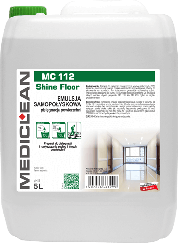 MEDICLEAN MC 112 Shine Floor Emulsja samopołyskowa do podłóg