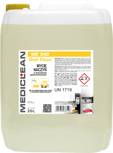 MEDICLEAN MC 540 Dish Clean Mycie naczyń w zmywarkach gastronomicznych