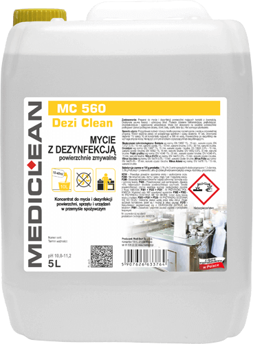 MEDICLEAN MC 560 Dezi Clean Mycie z dezynfekcją 