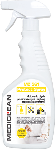 MEDICLEAN MC 561 Protect Spray Szybka dezynfekcja 