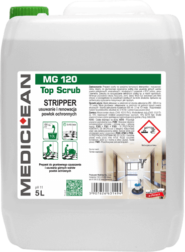 MEDICLEAN MG 120 Top Scrub Stripper 