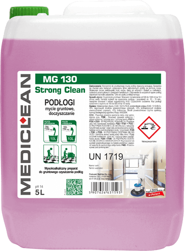 MEDICLEAN MG 130 Stron Clean Podłogi - gruntowne czyszczenie 