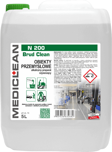 Medicelan N 200 Brud Clean Czyszczenie podłóg przemysłowych 