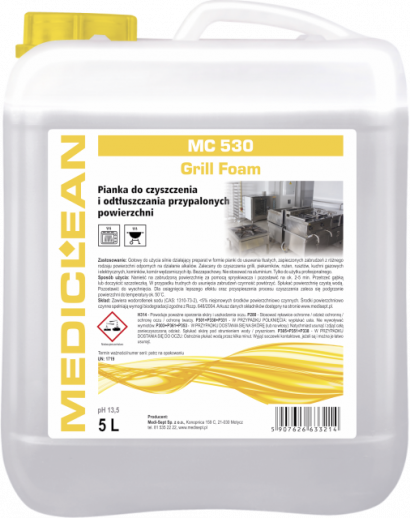 Mediclean MC 530 Grill Foam Pianka do czyszczenia przypalonych powierzchni
