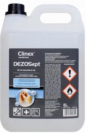CLINEX DEZOSEPT <br />
żel do dezynfekcji rąk