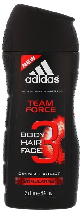 ADIDAS TEAM FORCE 3 żel pod prysznic dla mężczyzn