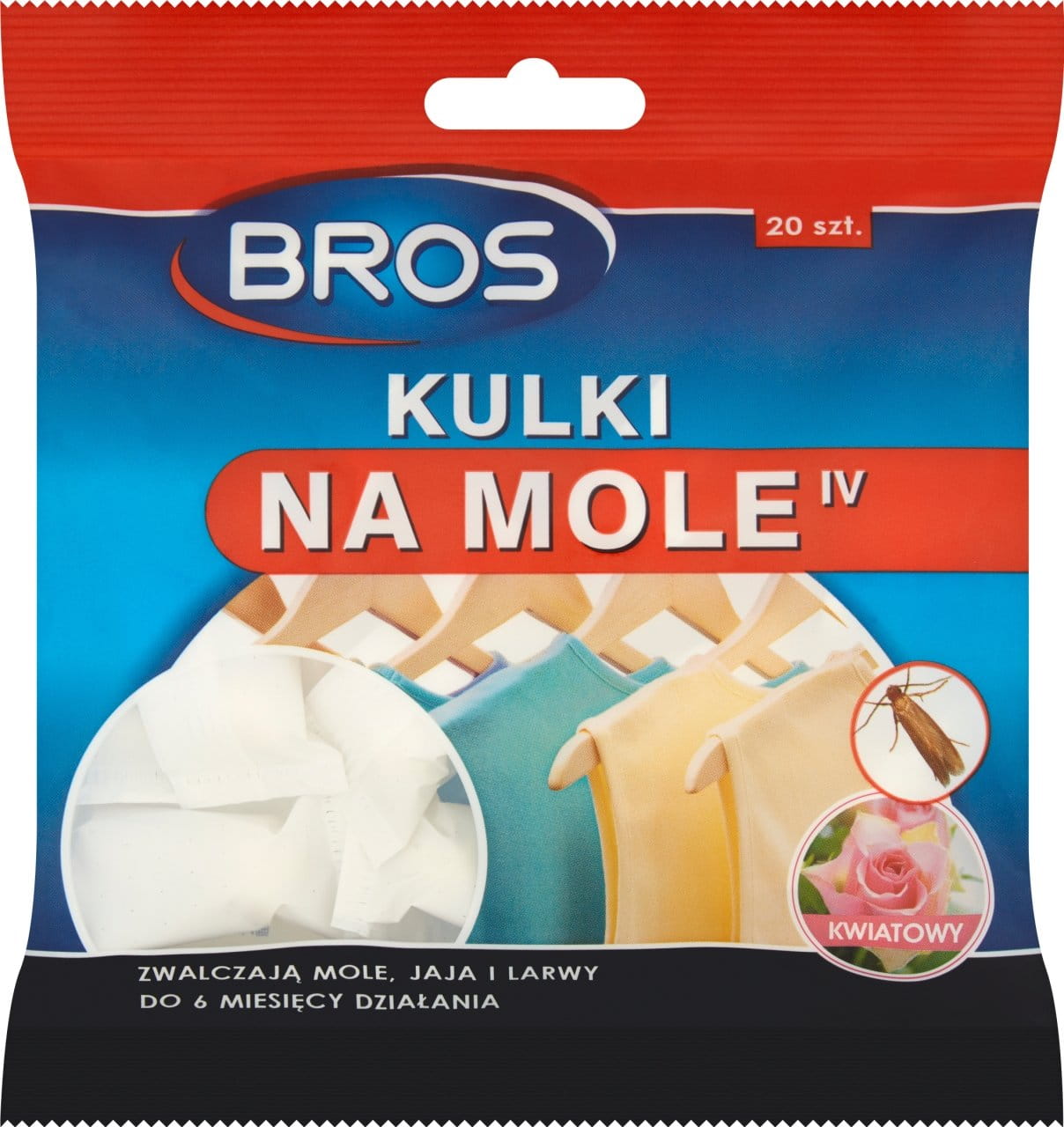 BROS kulki na mole odzieżowe