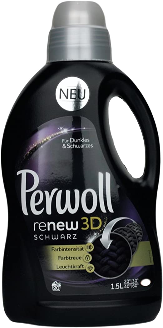 PERWOLL RENEW 3D BLACK EFFECT płyn do prania tkanin czarnych i ciemnych