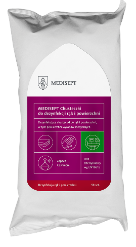 MEDISEPT<br />
chusteczki do dezynfekcji powierzchni i rąk