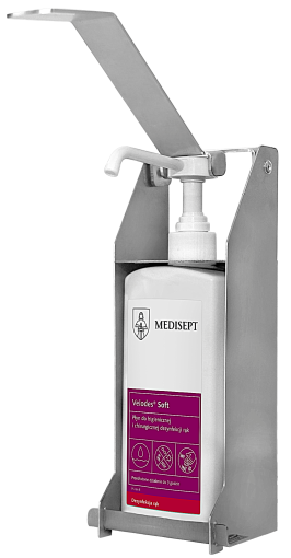 MEDISEPT <br />
łokciowy dozownik do dezynfekcji rąk 0,5 L<br />
(naścienny)