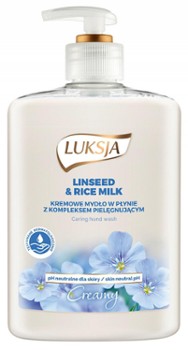 LUKSJA mydło w płynie<br />
siemię lniane + mleczko kokosowe